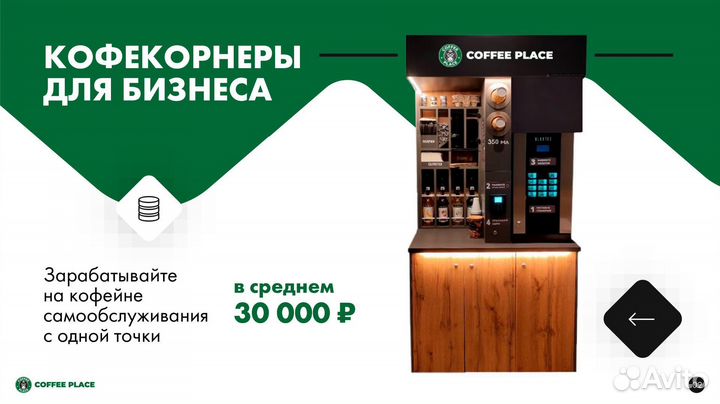 Кофейня самообслуживания Кофе с собой