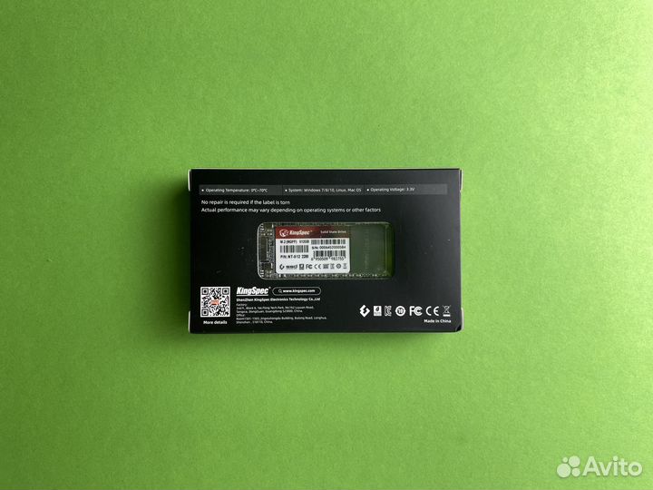 SSD 512 GB KingSpec M.2 NT 512 2280 SATA 6Gb/s