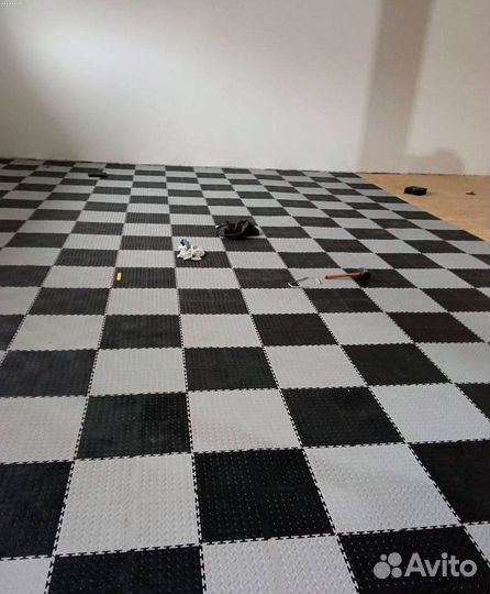 Модульная пвх плитка для гаража