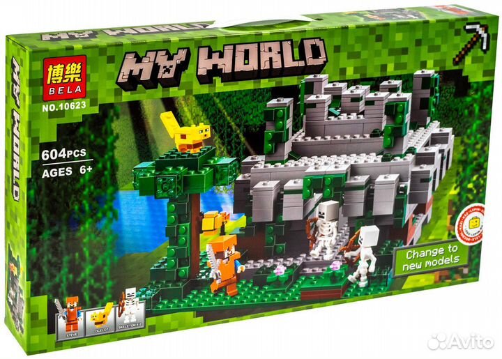 10623 Конструктор Майнкрафт Храм в джунглях