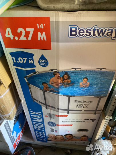 Каркасный бассейн 4.27*1.07м