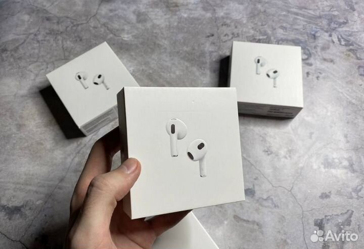 Премиум версия AirPods 3 + чехол в подарок