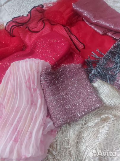 Шарфы платки палантины пакетом