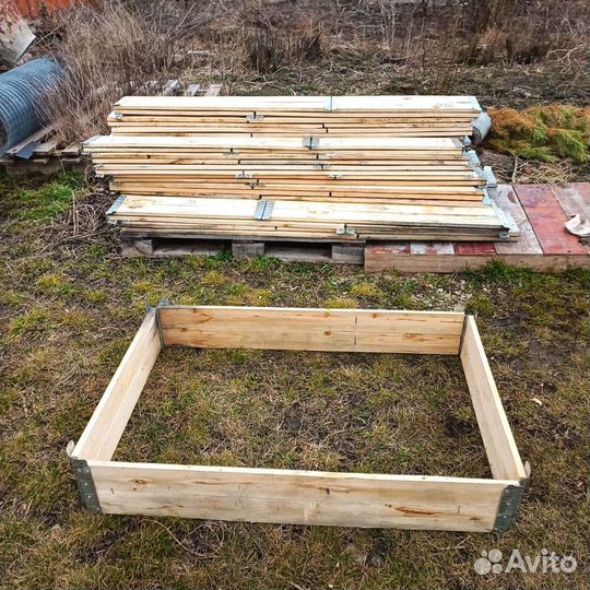 Грядки из дерева