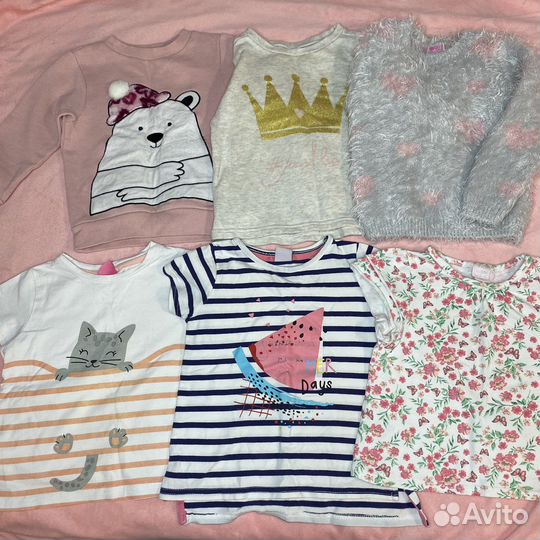 Вещи пакетом на девочку 86-92