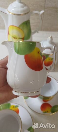 Кофейно-чайный сервиз на 4 персоны