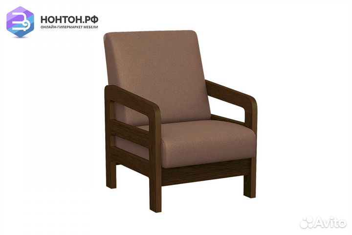 Кресло Вега-34 светло-коричневое