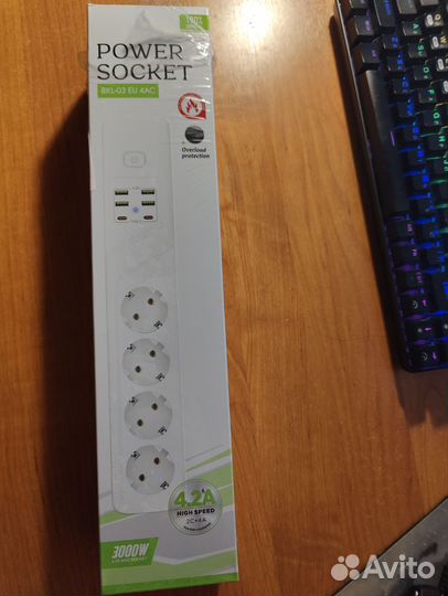 Сетевой фильтр с заземлением