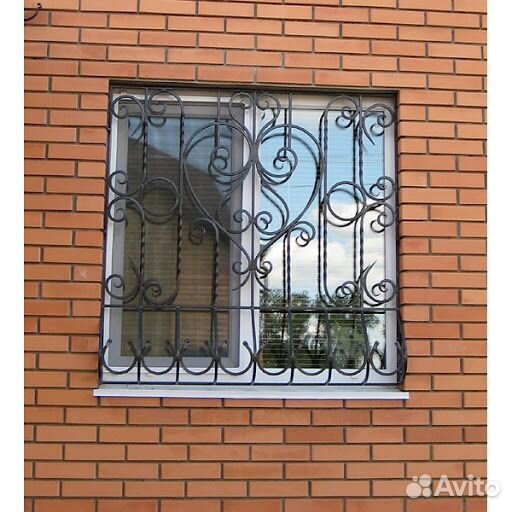 Кованые решетки на окна N 433