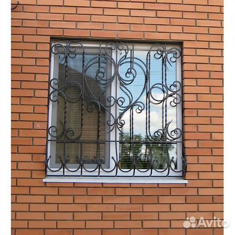 Кованые решетки на окна N 433