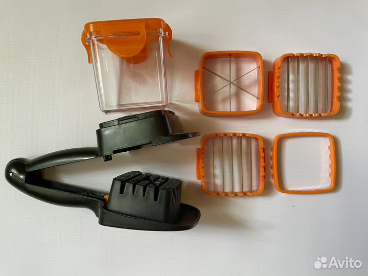 Овощерезка с контейнером 5-в-1 новая