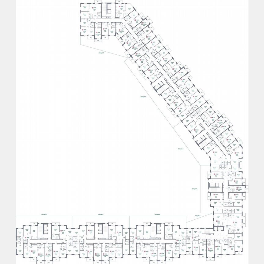 3-к. квартира, 84,5 м², 5/16 эт.
