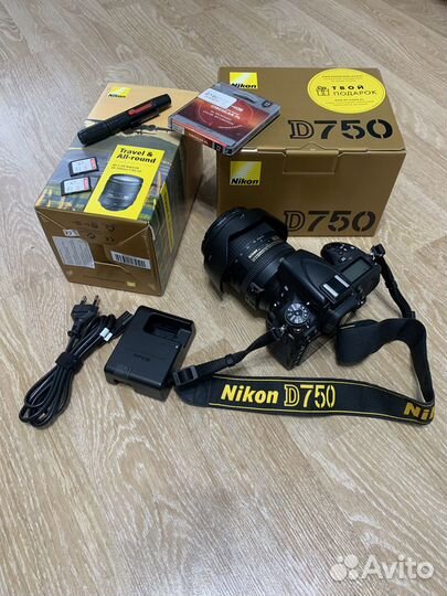 Комплект Nikon d750 + AF-S Nikkor 24-120mm