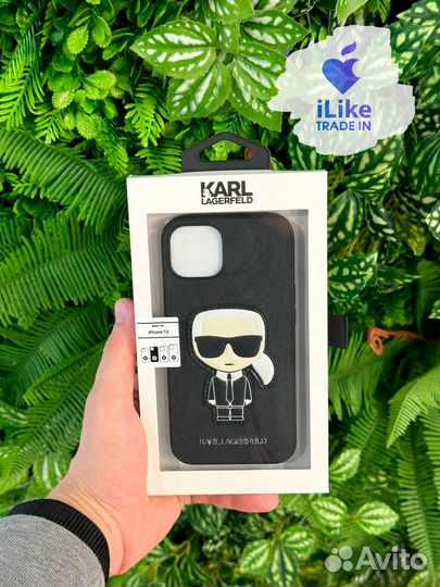 Чехол Karl Lagerfeld для iPhone 13 Hard Black (818