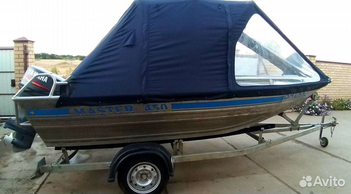 Моторная лодка мастер 450 с мотором Yamaha 55