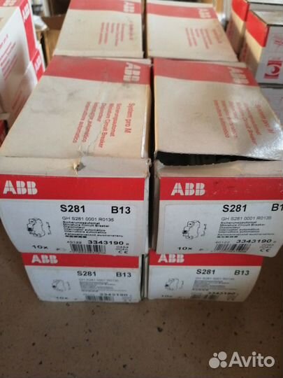 Автоматический выключатель 1-полюсный 13А ABB