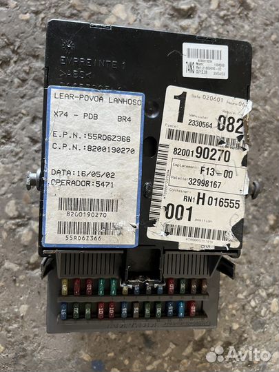 Блок предохранителей Renault Laguna 2