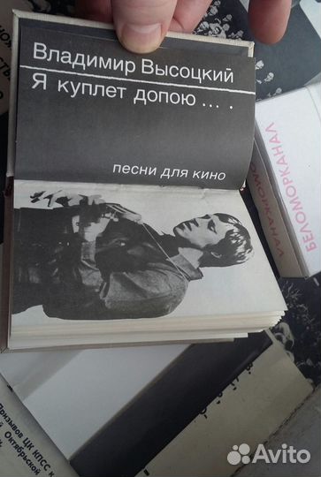 Высоцкий. Я куплет допою. книга миниатюра