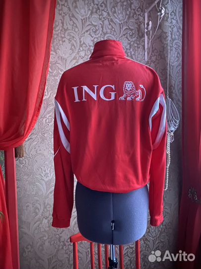Спортивная кофта macron 44 красный