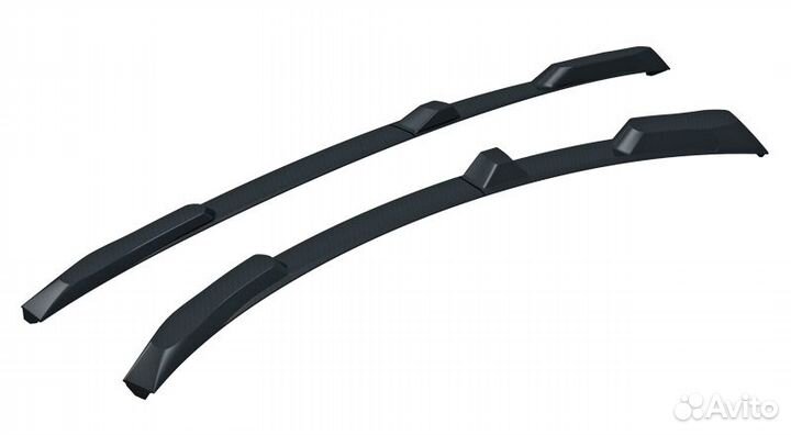 Рейлинги на крышу Haval F7х (2019), черные