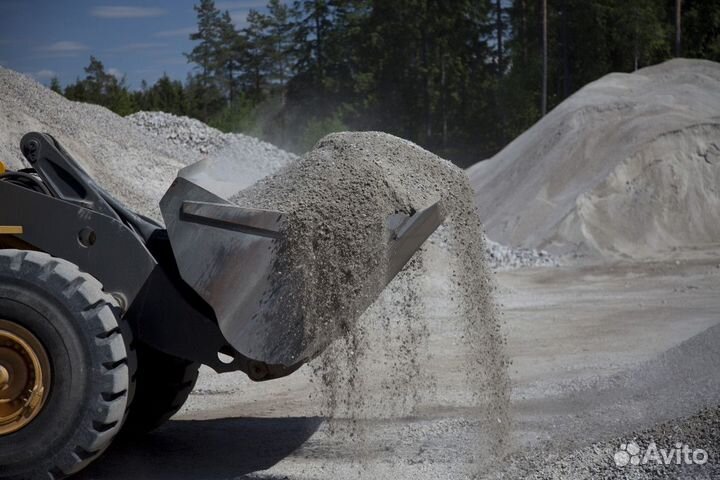 Щебень разных фракций