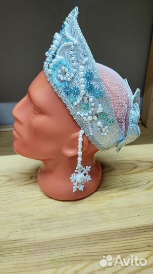 Кокошник снегурочки взрослый