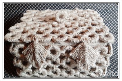 Шкатулки из джута