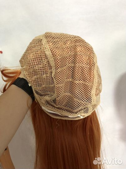 Парик рыжий длинный