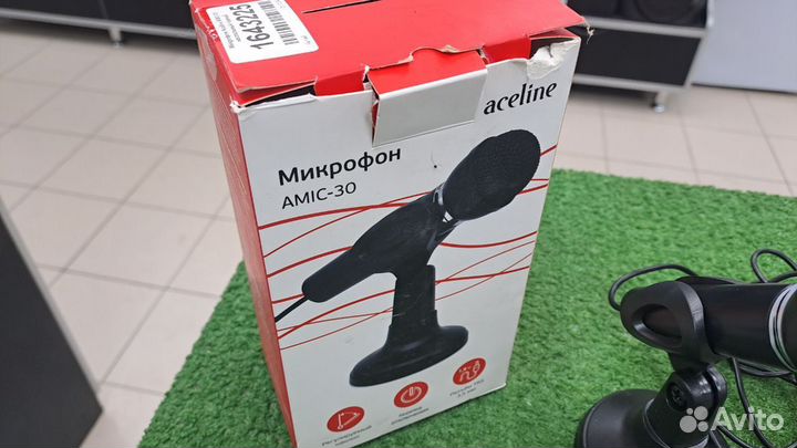 Микрофон Aceline amic-30 черный (пт18б)