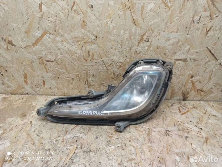 Фара противотуманная левая Хундай Солярис 1