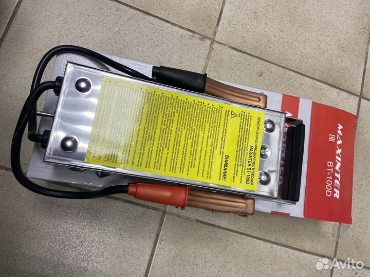 Нагрузочная вилка для проверки акб