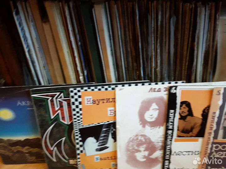 Пластинки виниловые. Очень много