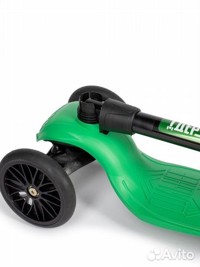 Самокат детский baby зеленый