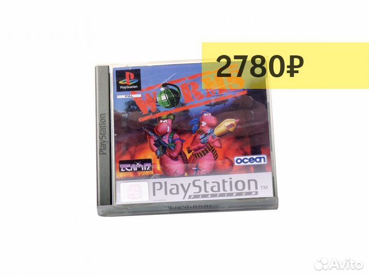 Worms Platinum, б/у, английский (PS One)