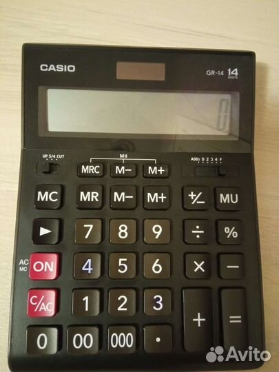 Калькулятор casio GR-14 бухгалтерский
