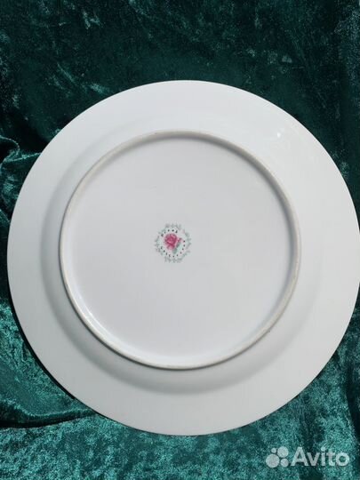 Большая Фарфоровая тарелка Франция