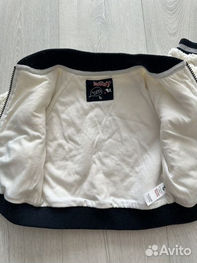 Бомбер на девочку 74-80 рост