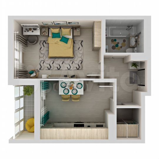 1-к. квартира, 38,6 м², 5/24 эт.