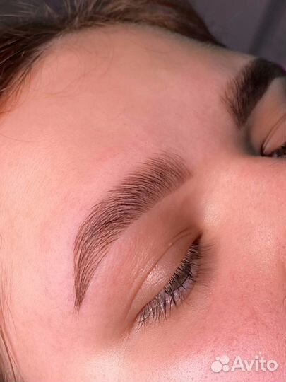 Брови, окрашивание, ламинирование и коррекция