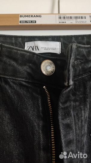 Джинсы zara с разрезами 36 (46 рос)