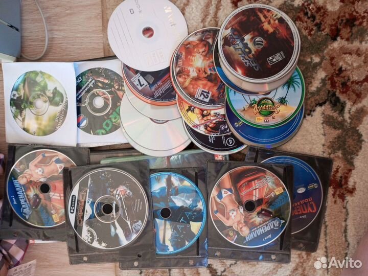 Диски на xbox 360 и CD для компьютора