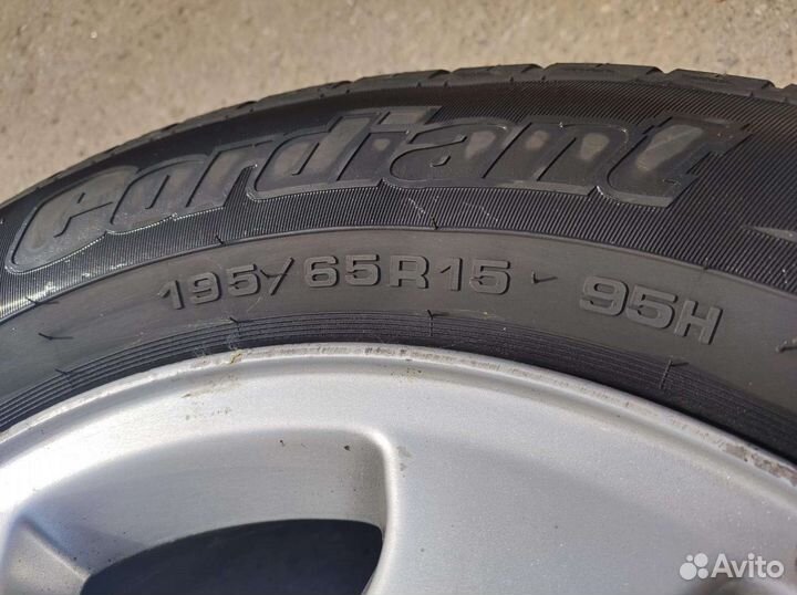 Резина на дисках 195 65 r15 летняя opel 110x5