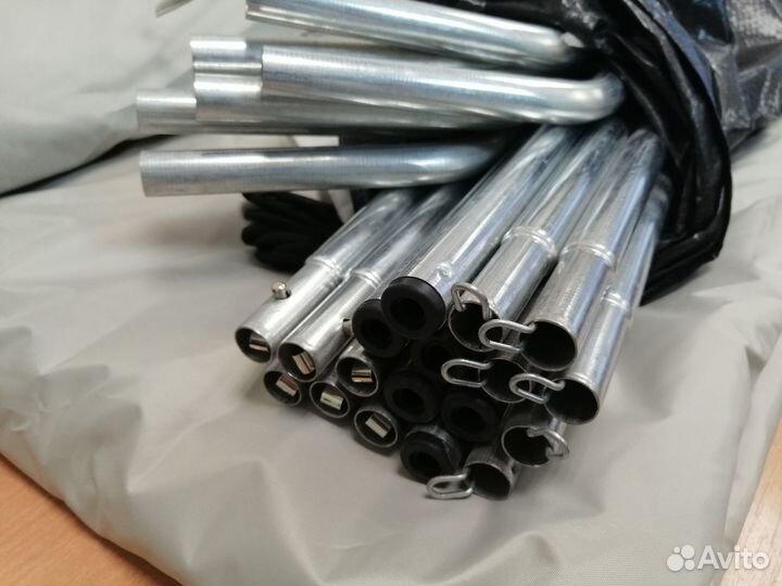 Тент шатёр с москитными сетками 4.3 m на 4.3 m