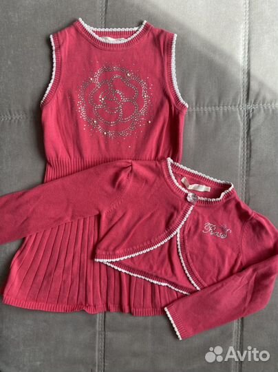Платье с болеро 116-122 для девочки