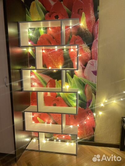 Стеллаж деревянный