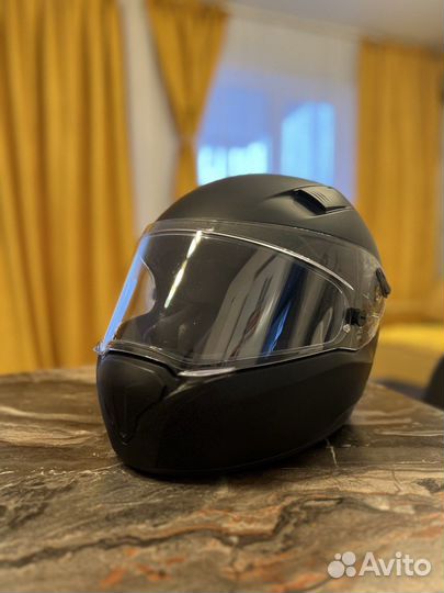 Шлем BMW race черный матовый