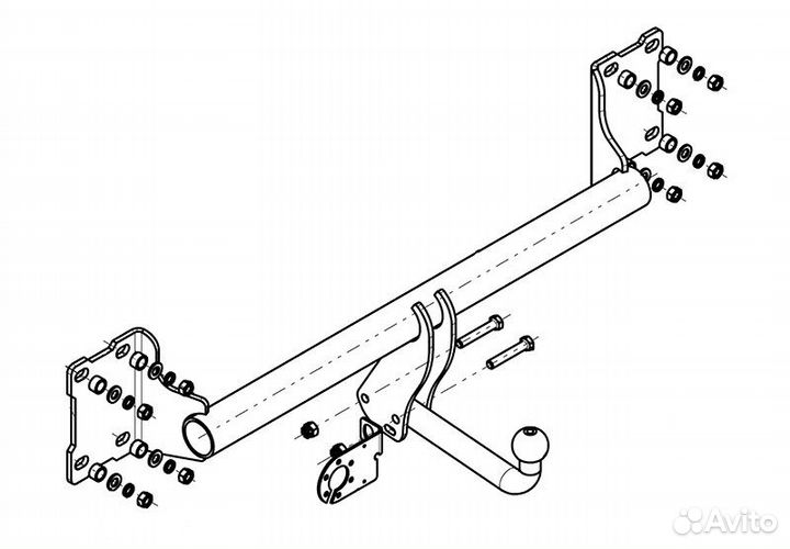 Фаркоп (тсу) на BMW X5, X6