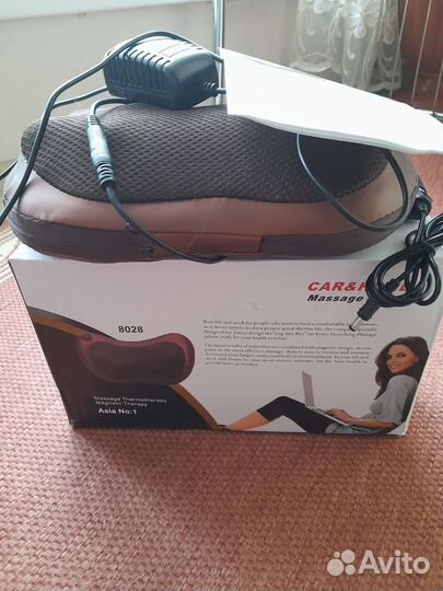 Массажер для шеи,плеч,ног домашний и авто новый
