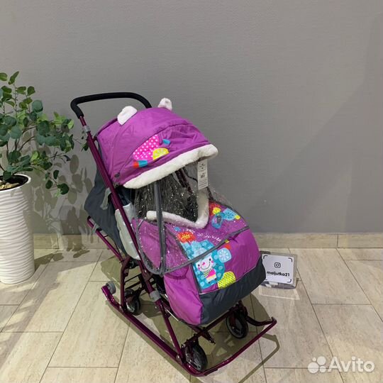 Коляска комбинированная «Ника Детям 5-1» со снегов