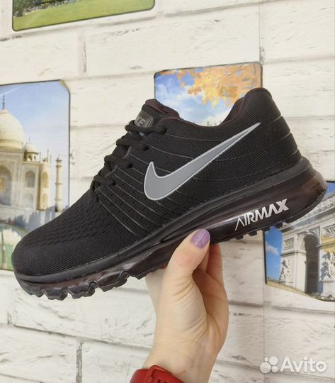 Кроссовки мужские новые Nike air max черные